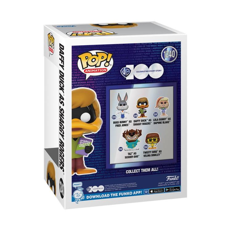 Funko POP!  Warner Bros. 100th Anniversary Looney Tunes x Scooby-Doo - Daffy Duck as Shaggy Rogers-hotRAGS.com