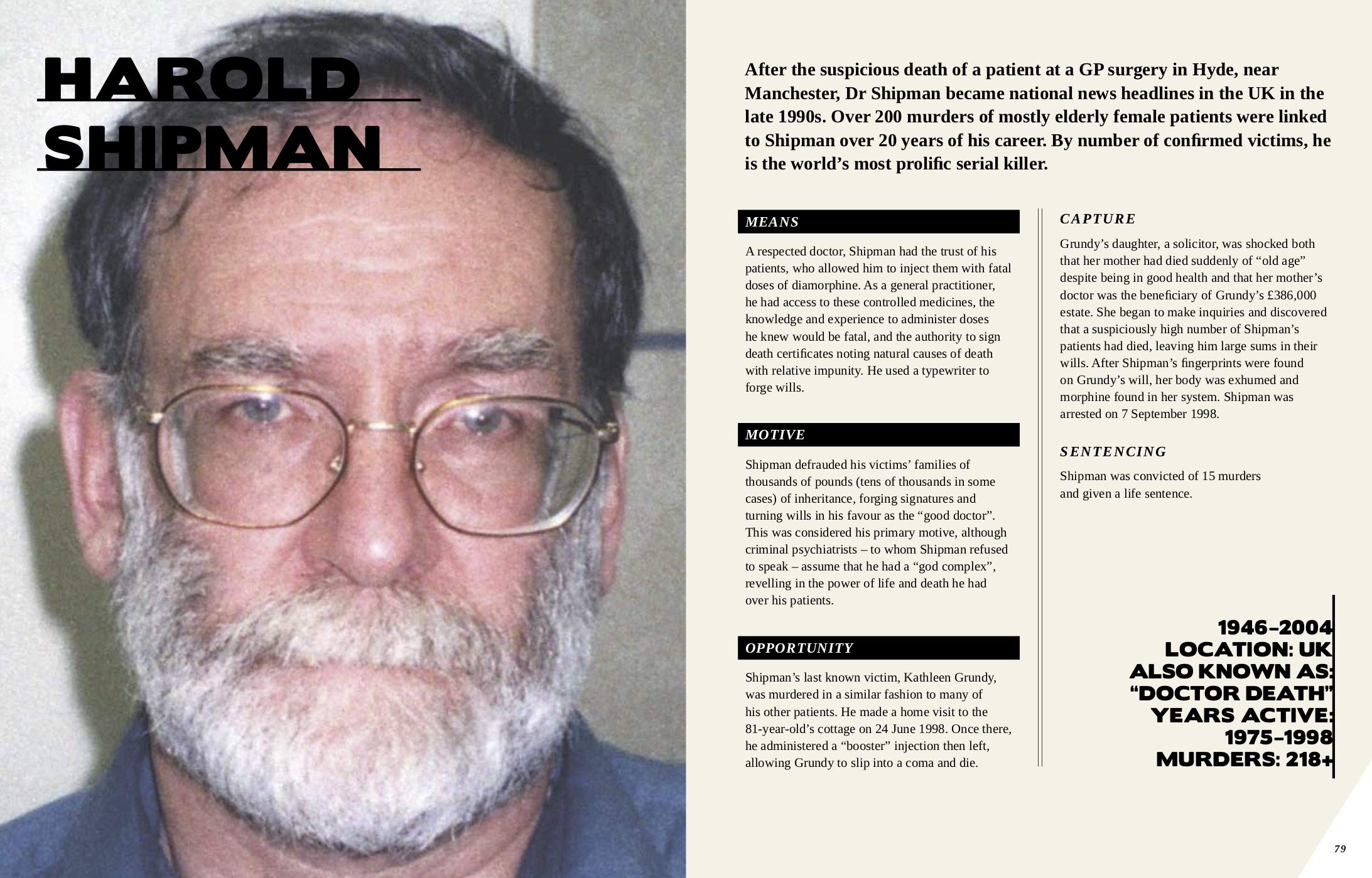 Book - Serial Killer: 100 of the World's Deadliest Murderers-hotRAGS.com