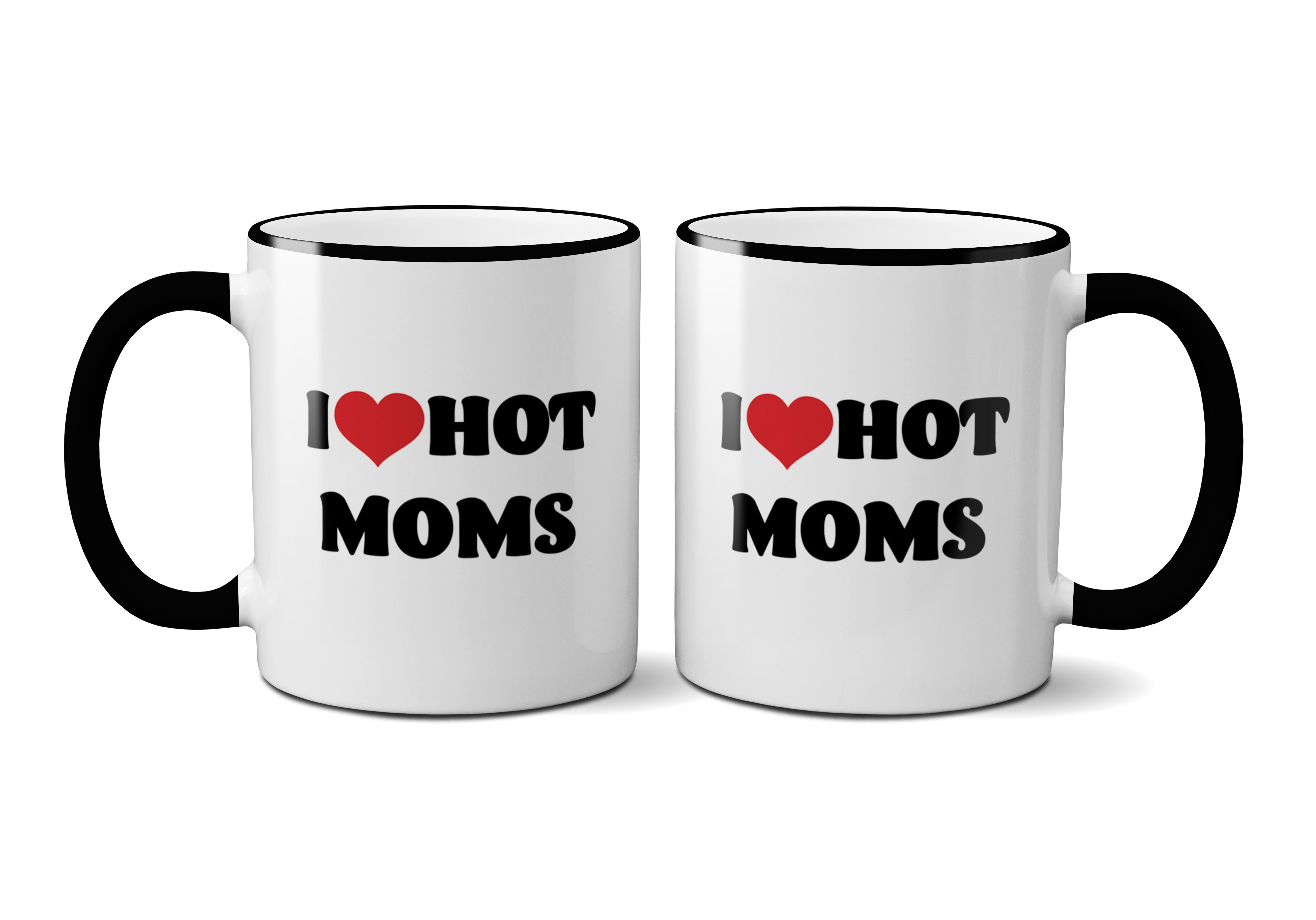 Mug I Love Hot Moms-hotRAGS.com