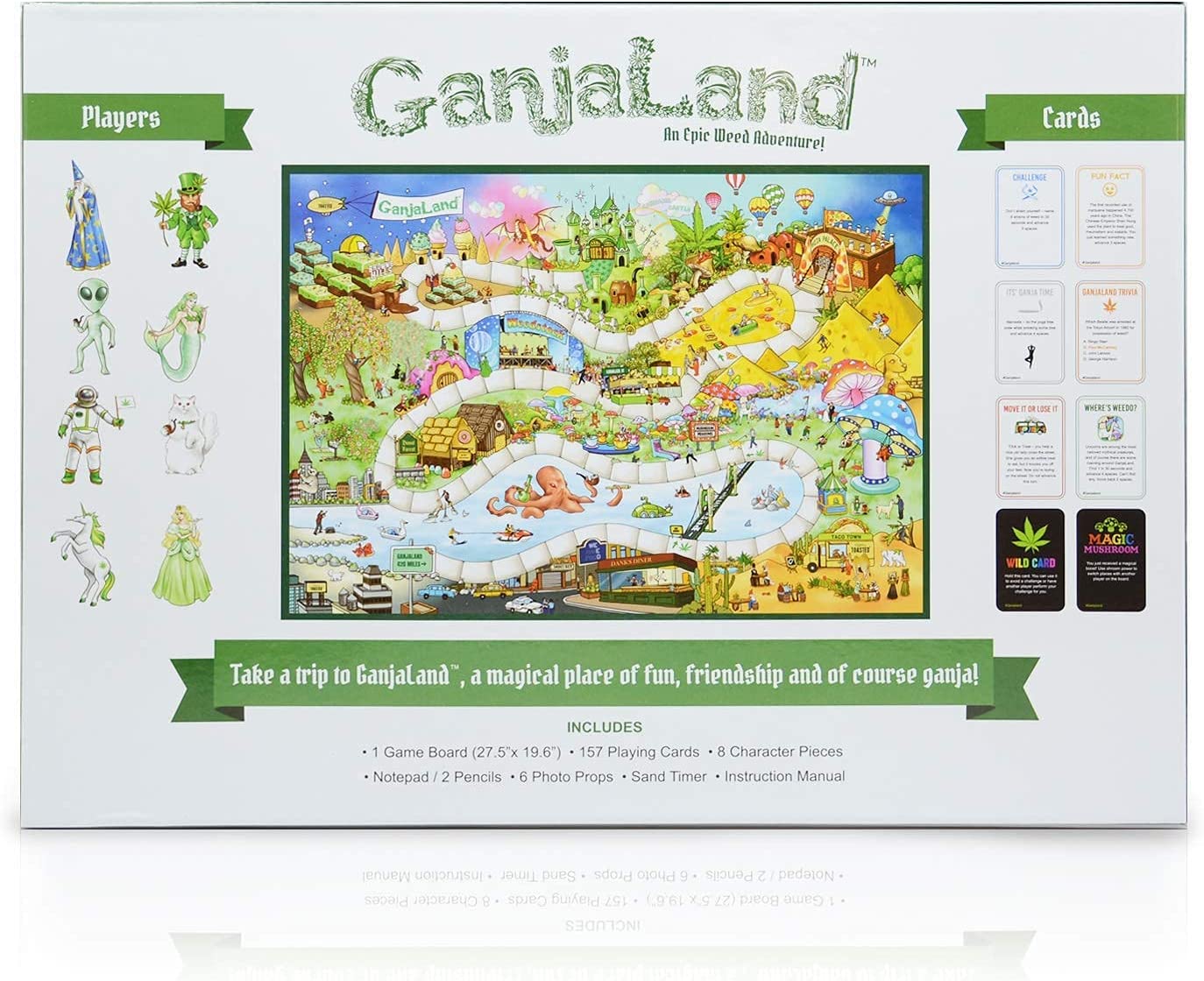 Ganjaland - The Novelty Board Game That Will Take You On an Epic Adventure - by What Do You Meme?-hotRAGS.com