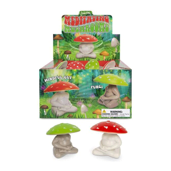 Toy Mushroom Meditating-hotRAGS.com