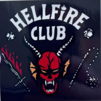 Vinyl Sticker - Hellfire Club - Stranger Things-hotRAGS.com