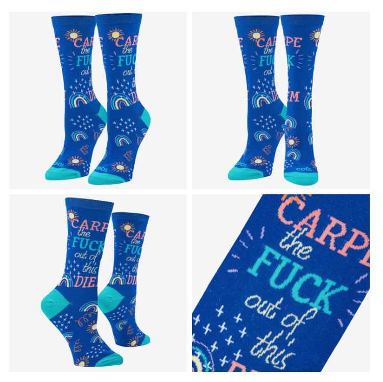 Carpe Diem Socks-hotRAGS.com