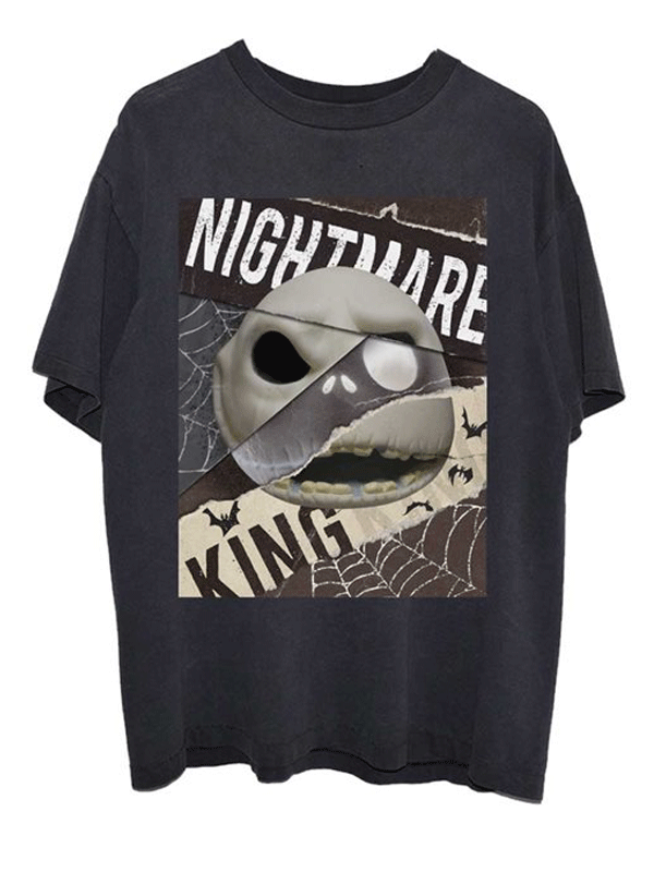 T Shirt Nightmare Before Skull-hotRAGS.com