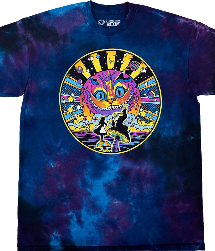 T Shirt - Alice Silhouette Fantasy - Tie Dye-hotRAGS.com