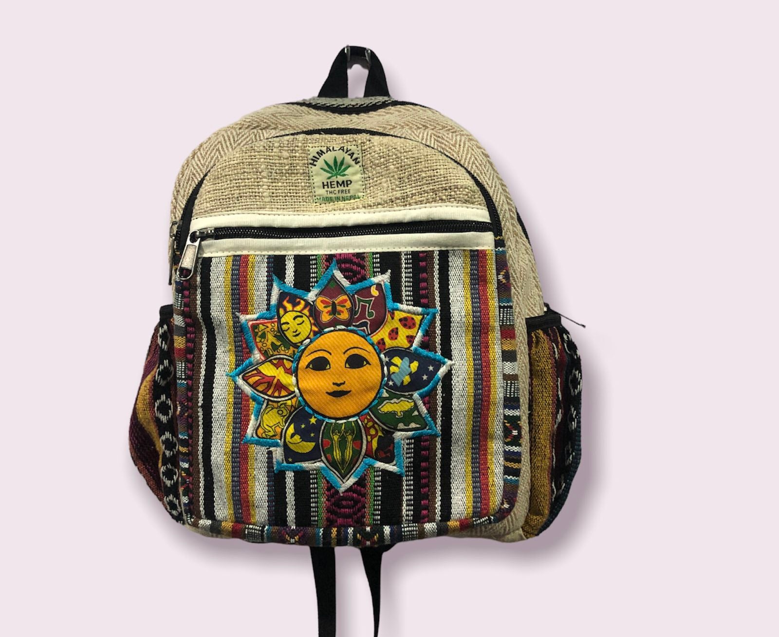 Cotton Hemp Multi Sun Mini Backpack-hotRAGS.com