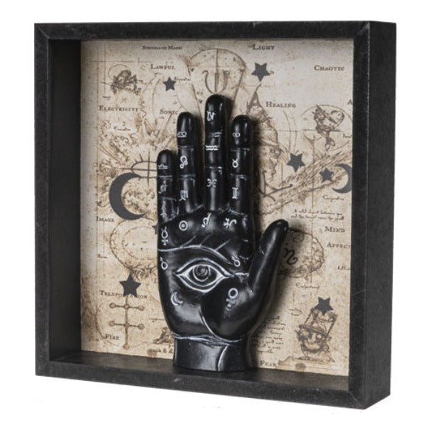 Sign Palmistry Plaque Black-hotRAGS.com