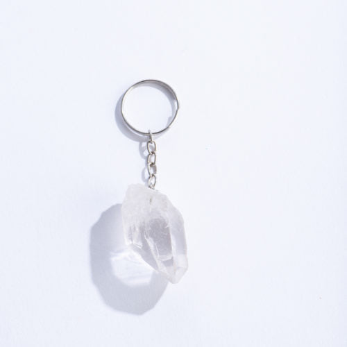 Keychain Crystal Quartz-hotRAGS.com