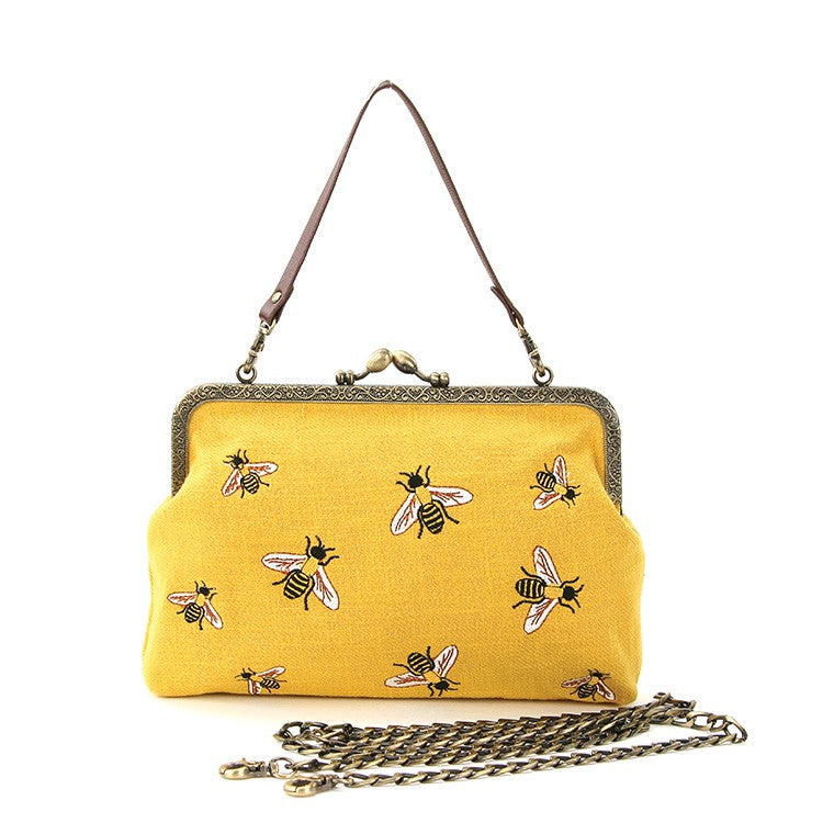 Bees Kisslock Bag-hotRAGS.com