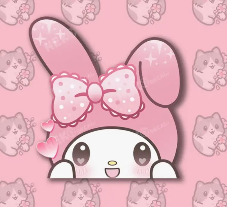 Hello Kitty My Melody Sticker-hotRAGS.com