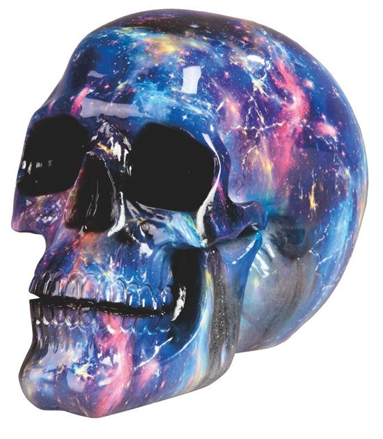 Statue Skull Blue Galaxy-hotRAGS.com