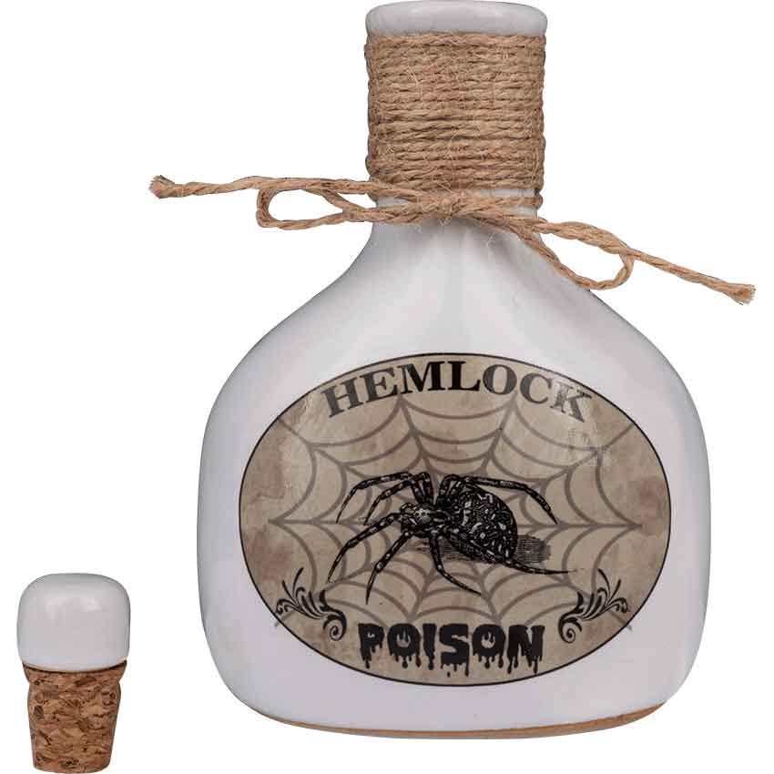Hemlock Ceramic Poison Bottle-hotRAGS.com