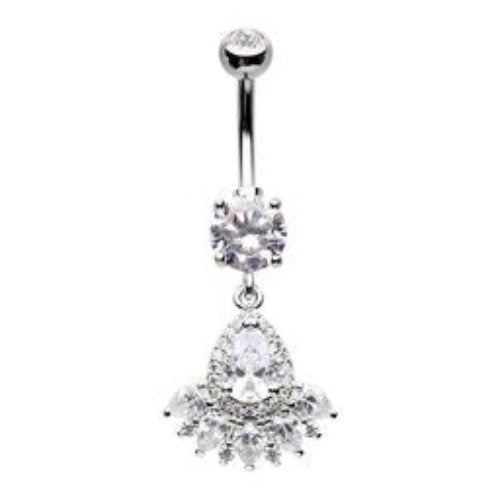 Belly Ring Crown Jewels-hotRAGS.com