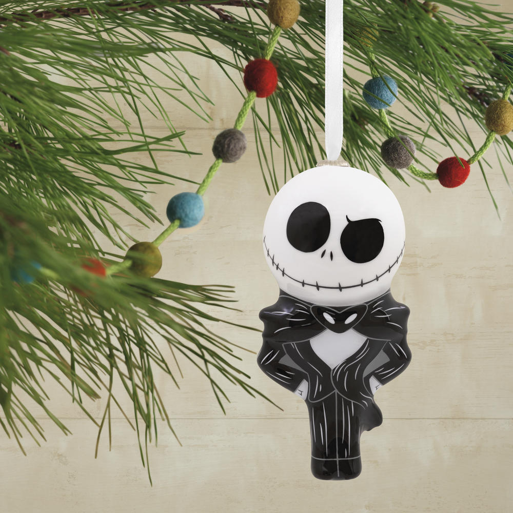 Hallmark Ornament- Disney - Tim Burton's The Nightmare Before Christmas - Jack Skellington Decoupage-hotRAGS.com