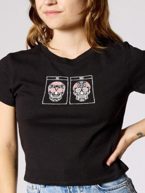Jr T Shirt Skull Day Of Dead-hotRAGS.com