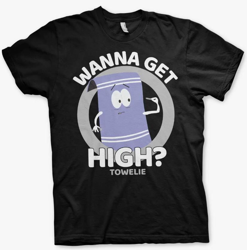 T-Shirt South Park - Towelie - Wanna Get High-hotRAGS.com