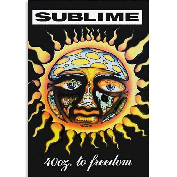 Poster Sublime 40oz Freedom-hotRAGS.com
