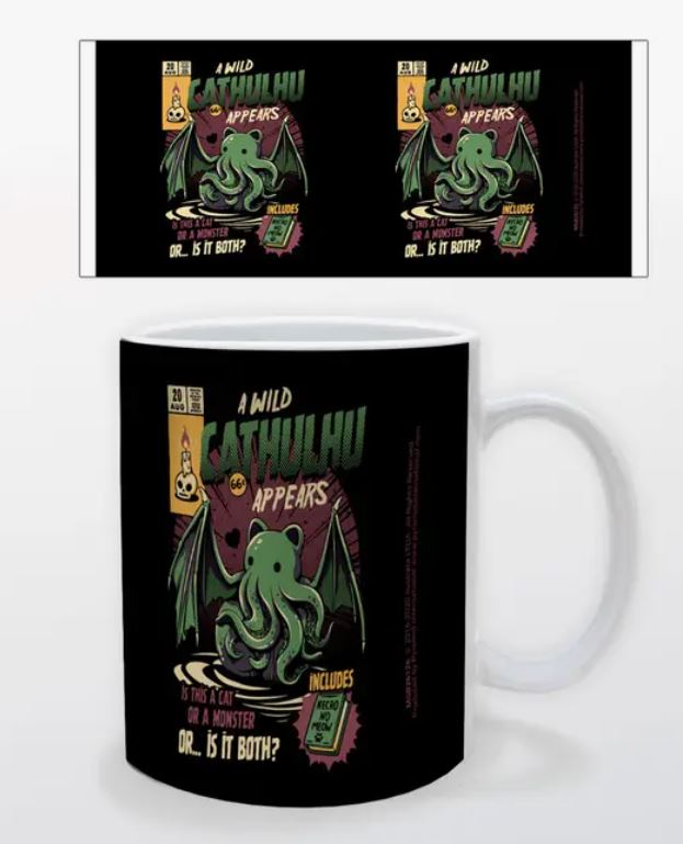 Mug - Illustrata Cathulhu - 11oz-hotRAGS.com