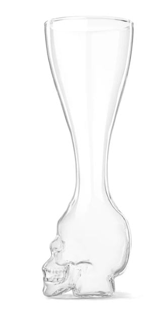 Brainfreeze Skull Glass with Skeletal Frame-hotRAGS.com