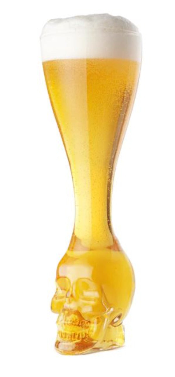 Brainfreeze Skull Glass with Skeletal Frame-hotRAGS.com