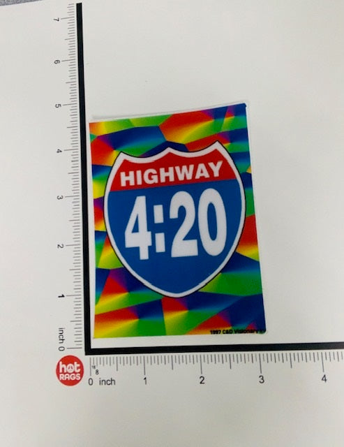 Sticker Highway 420 Prism-hotRAGS.com