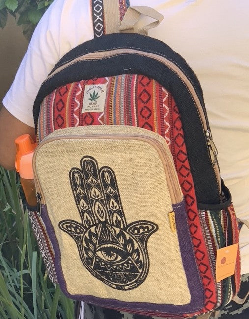 Hemp Backpack - Hamsa-hotRAGS.com