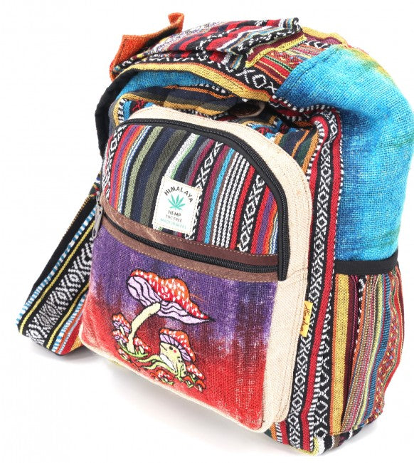 Hemp Bag - Mushroom Frog - Unique-hotRAGS.com