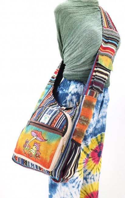 Hemp Bag - Mushroom Frog - Unique-hotRAGS.com