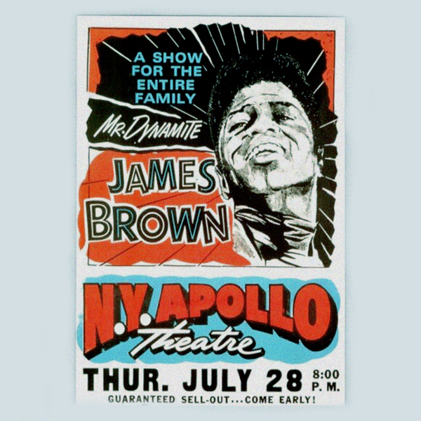 Concert Poster James Brown-hotRAGS.com