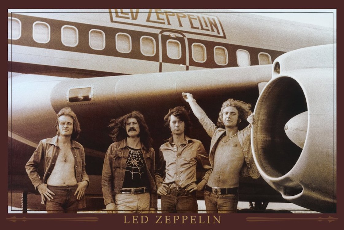Poster Led Zeppelin Plane-hotRAGS.com