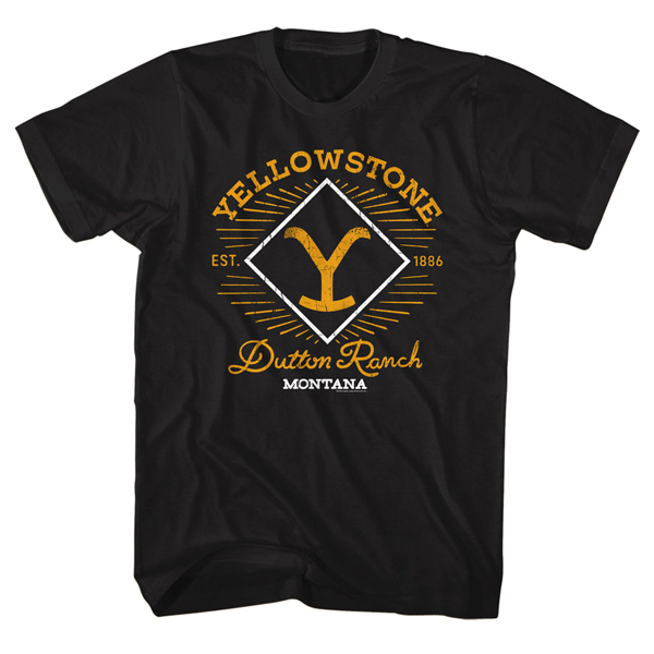 T-shirt Yellowstone Y Diamond Logo-hotRAGS.com