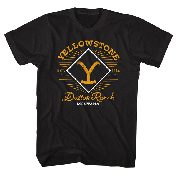 T-shirt - Yellowstone Y Diamond Logo-hotRAGS.com