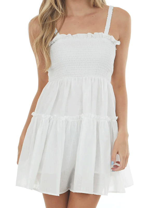 Dress - White Sun Dress-hotRAGS.com