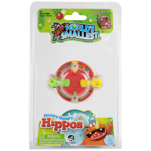 Toy World's Smallest Toy -  Hungry Hippo-hotRAGS.com