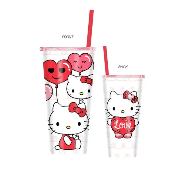 Hello Kitty Love Hearts 22oz Tumbler-hotRAGS.com