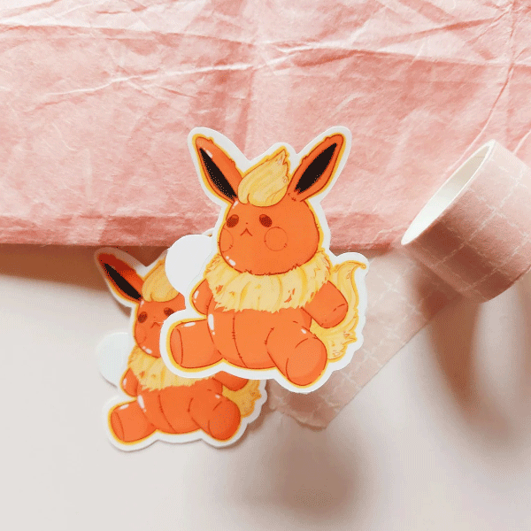 Sticker Pokemon Vinyl Flareon-hotRAGS.com