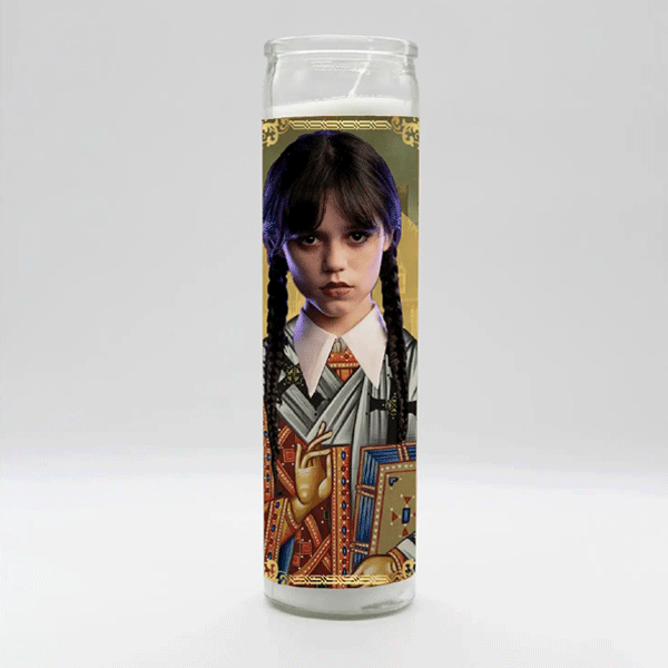 Saint Candle - Wednesday Addams-hotRAGS.com