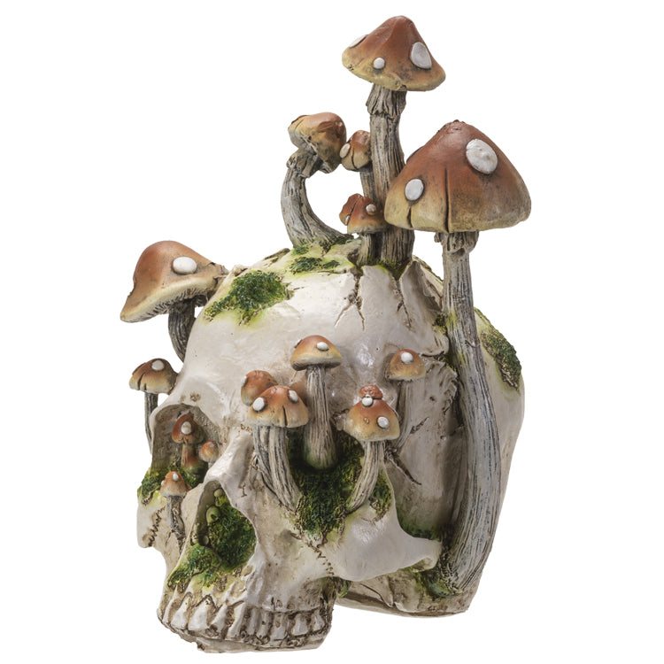 Skull With Mushrooms-hotRAGS.com