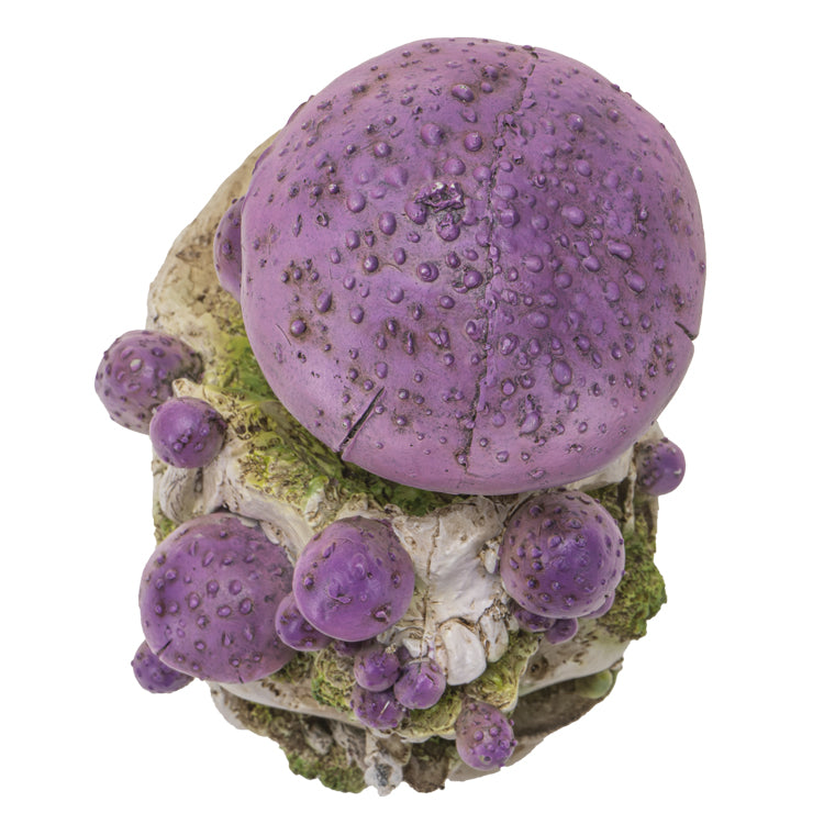 Skull With Purple Mushrooms-hotRAGS.com