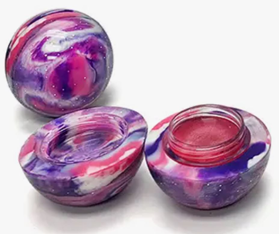 Sparkly Marble Bouncy Ball Lip Gloss-hotRAGS.com