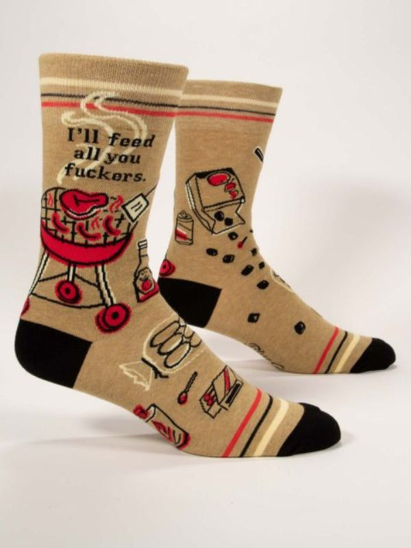 Socks - I'll Feed All You Fuckers - Mens-hotRAGS.com