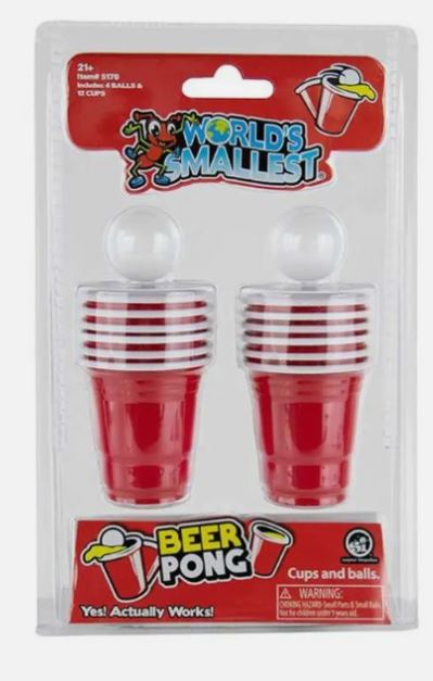 Toy World's Smallest Toy -  Beer Pong-hotRAGS.com