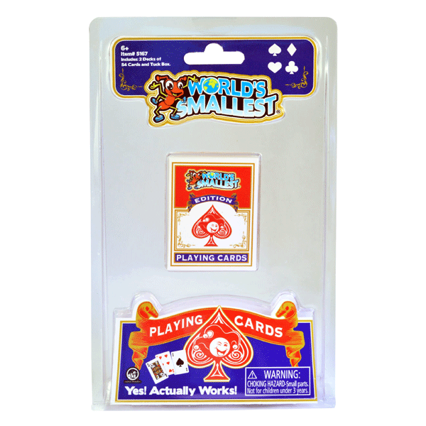 Toy World's Smallest Toy -  Playing Cards-hotRAGS.com
