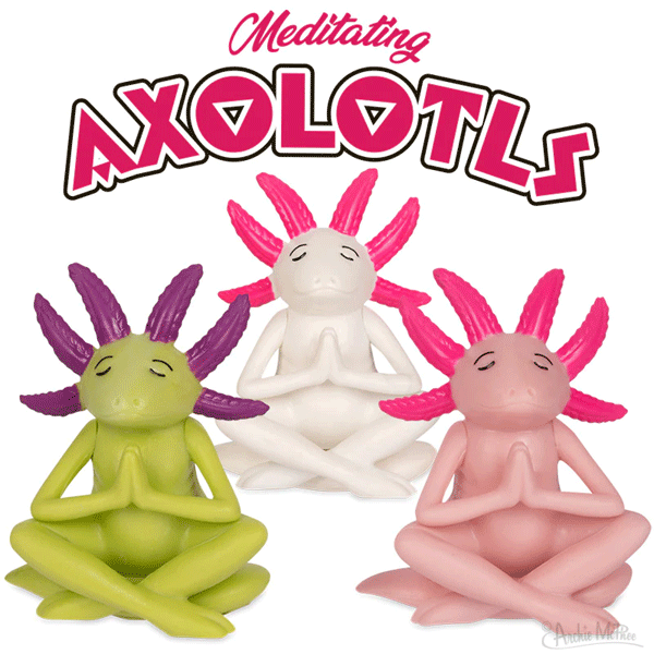 Toy Meditating Axolotl-hotRAGS.com