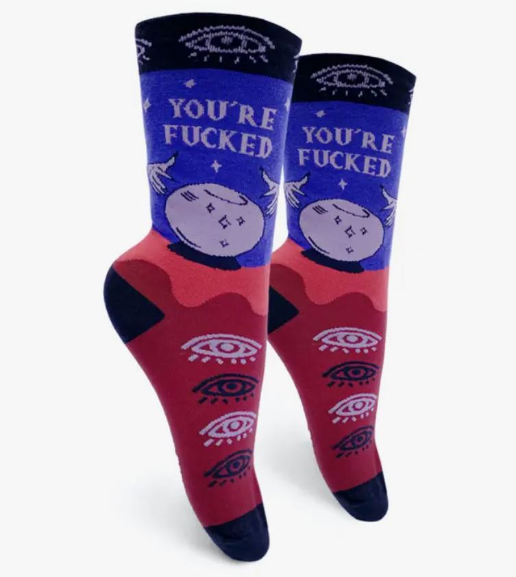 You're Fucked Crew Socks-hotRAGS.com