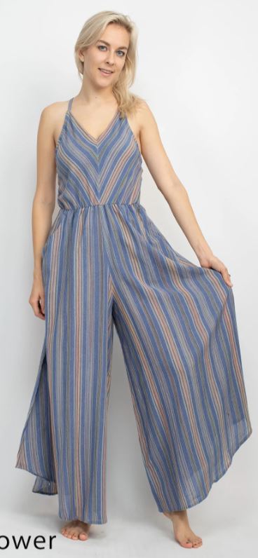 Overall Palazzo Striped-hotRAGS.com