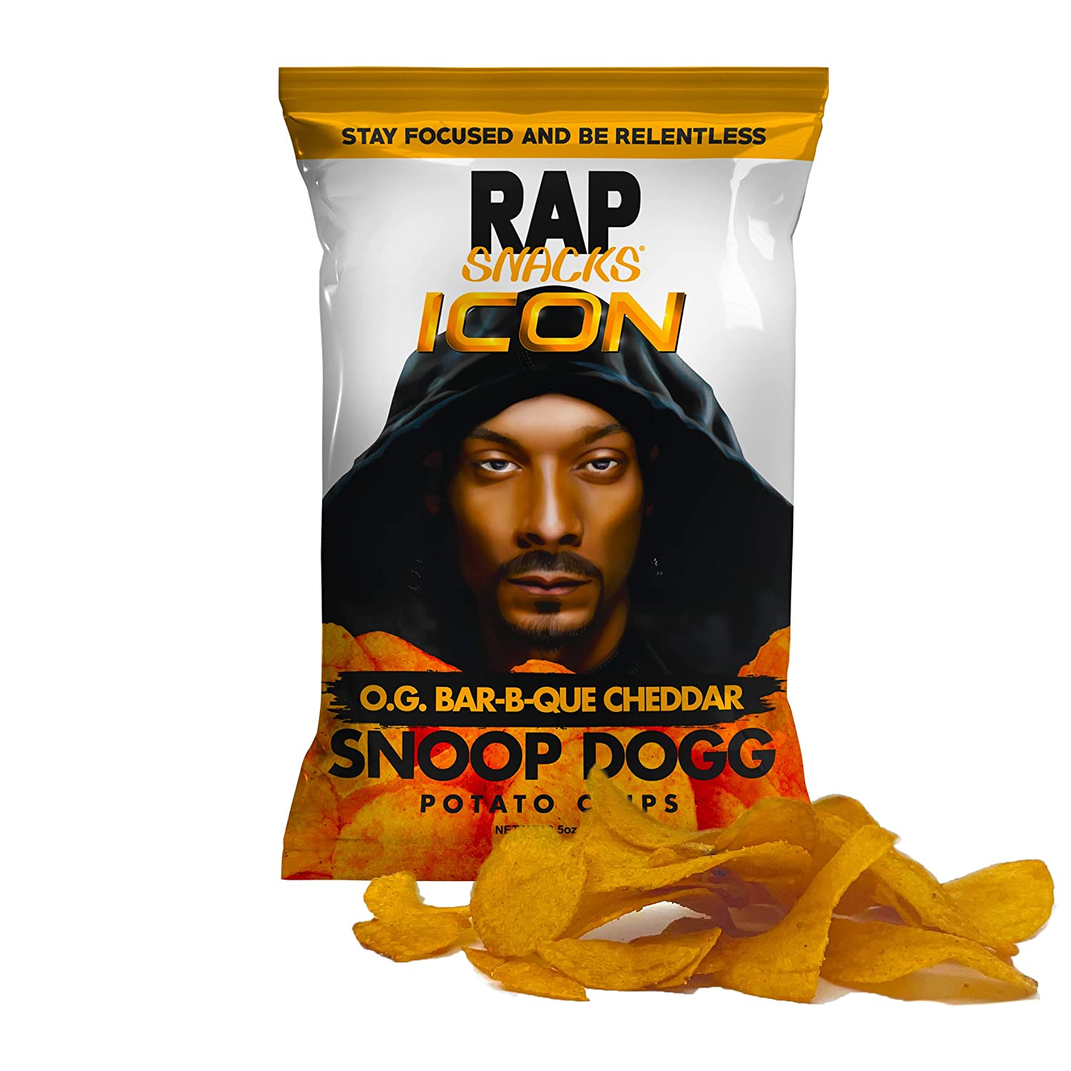 Rap Snacks Featuring Hip-Hop Star Snoop Dogg Cheddar BBQ 2.5 Oz-hotRAGS.com