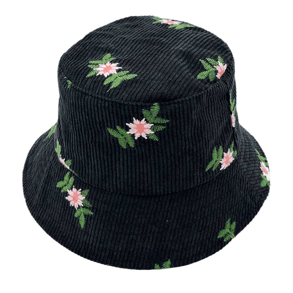 Hat Bucket Corduroy Floral-hotRAGS.com