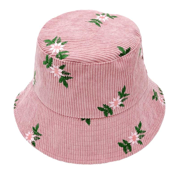 Hat Bucket Corduroy Floral-hotRAGS.com
