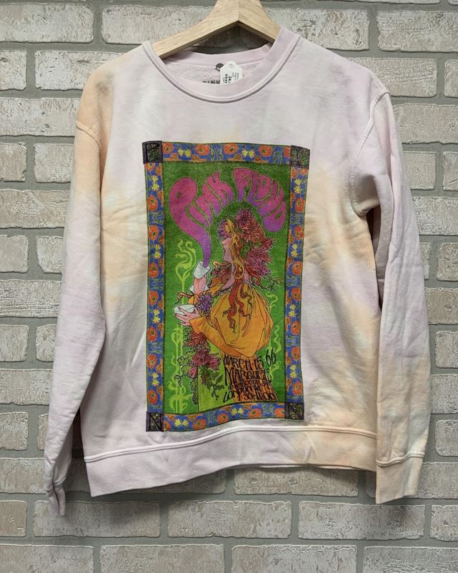 Sweatshirt - Pink Floyd Tie Dye-hotRAGS.com